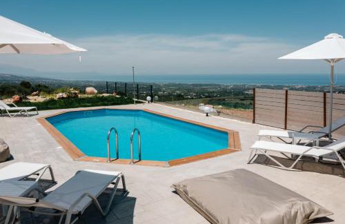 Rethymno Villa | Stunning Jason Panorama Villa 1 with Oceanfront Views