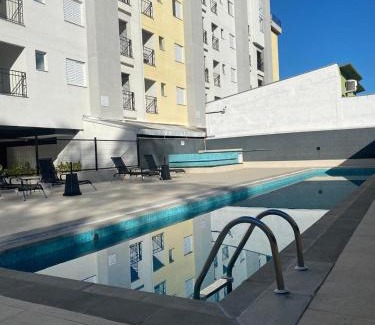 Umuarama Apartment | Modern Downtown Apartment with Pool and Gourmet Balcony