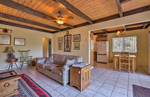 Jemez Springs House | Inviting Jemez Springs Cabin: Mountain Views & River Access
