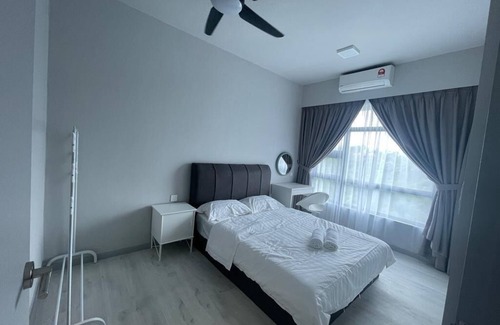 Downtown Kota Kinabalu Apartment | Inviting Jesselton Quay Apartment with Mountain Views