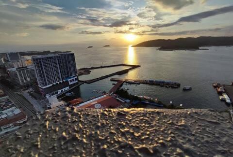 Downtown Kota Kinabalu Apartment | Unforgettable Jesselton Suite with Sea and City Views