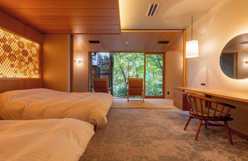 Hadano House | Experience Jinya Ryokan: 4-Star Retreat with Hot Tub & Dining