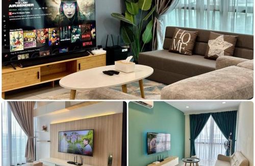 Kuching Apartment | Discover Jk DeLOFTS: Ideal for Large Groups with Pool