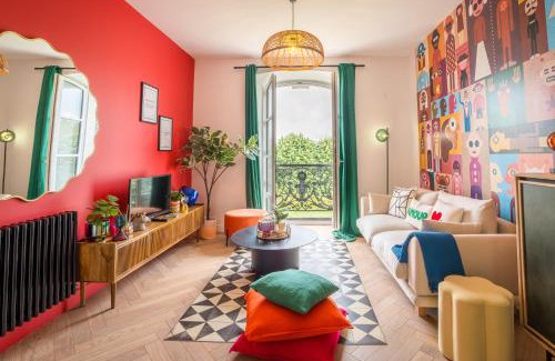 Sainte-Anne-d'Auray Apartment | Colorful Jolie Môme Apartment Ideal for Families of Four