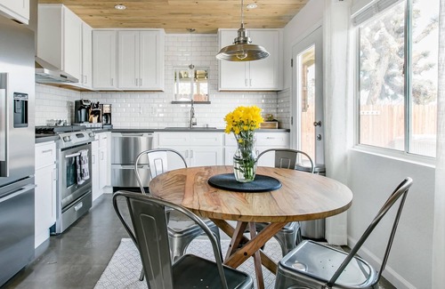 Yucca Valley House | Experience Joshua Tree Forest Bungalow with Hot Tub & Views