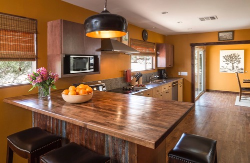 Yucca Valley House | Joshua Tree Getaway: Private Boulder Retreat with Spa Access