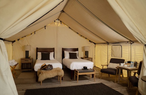 Manhattan Hotel | Journey Twin Tent | Collective Governors Island | Near NYC Skyline Views