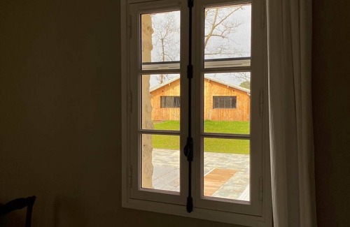 Lamonzie-Montastruc House | Relax in the Jr Sovane Suite with Pool View & Spa