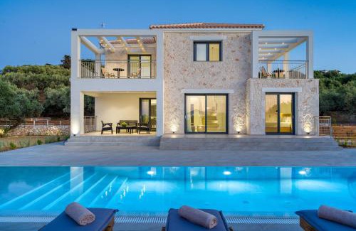 Neromilos Apartment | Julian Private Stone Villa with Sea View