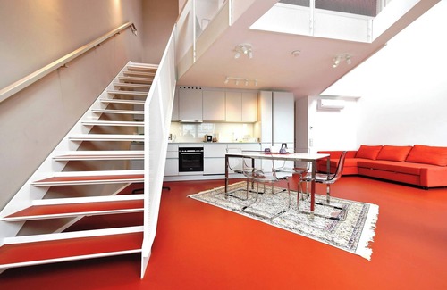 Roßau Apartment | Family-Friendly Duplex Apartment Steps from City Center