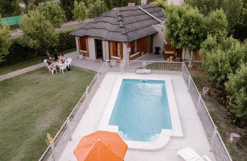 Rama Caida Cabin | Experience Jumani Cabañas: Rated 10/10 with Pool & Kitchen