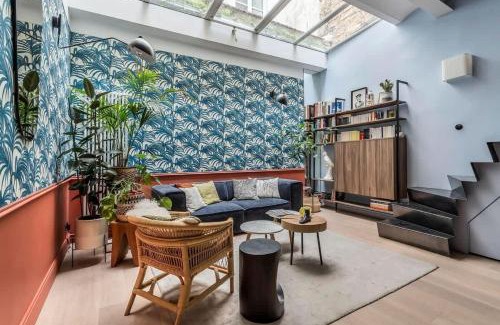 Grande Cote - Annonciade Apartment | Serene Jungle-Art Duplex Retreat with 9.2/10 Guest Rating