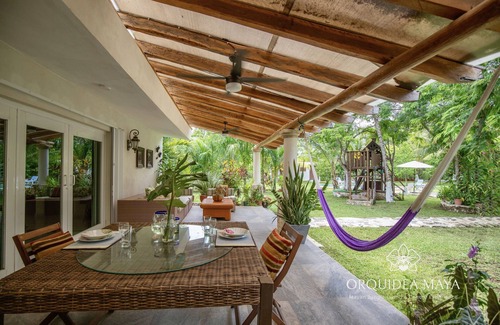Costa Maya House | Explore Jungle House: Pool, Ocean View & Near Mayan Ruins
