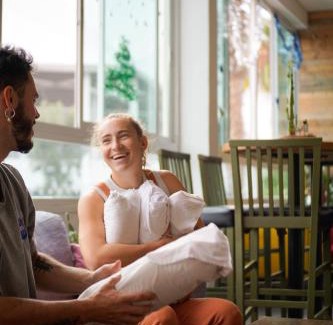 Jaffa Hostel | Vibrant Jungle Jaffa Hostel with Dining & Kitchen Access