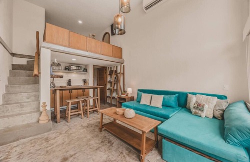 North End Apartment | Jungle luxe retreat with pool