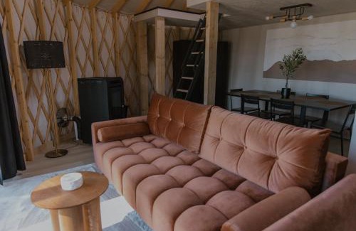 Gostynin Other | Experience Jurty Glamping: Oceanfront Oasis with Pool