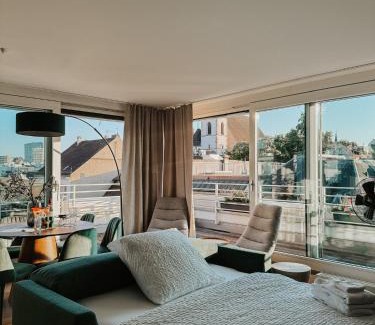 Basel City Centre Apartment | Just Sunny - Rooftop mitten in der Stadt