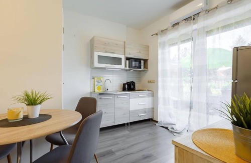 Balatonfoldvar Apartment | Oceanfront Getaway at Juventus by Interhome with Pool