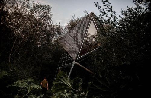 Tintagel House | Unique Treehouse Cabin with Hot Tub in Tintagel