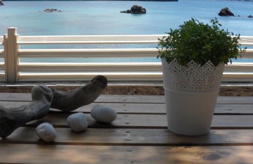 Lakones Apartment | Ocean View Kalypso Studio: Guest Rated 9/10, Family Friendly