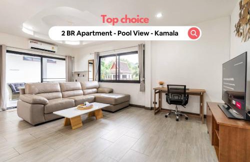 Kamala Apartment | Enchanting Kamala Fantasy: Pool View Apartment near Beach