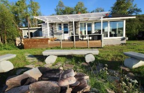 Utsjoki House | Discover Karetörmä by Interhome: Lake View & Spa Retreat