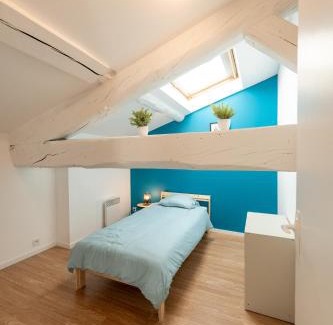 Rive-de-Gier Apartment | Inviting KASA DUPLEX: Pet-Friendly with Private Parking