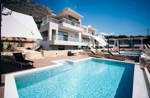 Igoumenitsa Villa | Serene Kassandra Villa: Private Pool & Ocean View Retreat