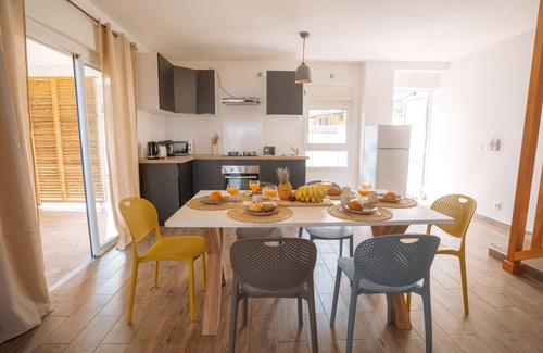 Centre-Ville House | Kaz Lucie 1 & 2: Poolside Oasis with Spectacular Ocean Views