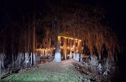Uncertain Boat Rental | Experience Caddo Lake Houseboat: Rated 10/10, Breakfast Included