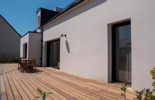 Penmarch Villa | Experience Ker Ouest Surf House Steps from Pors Carn Beach