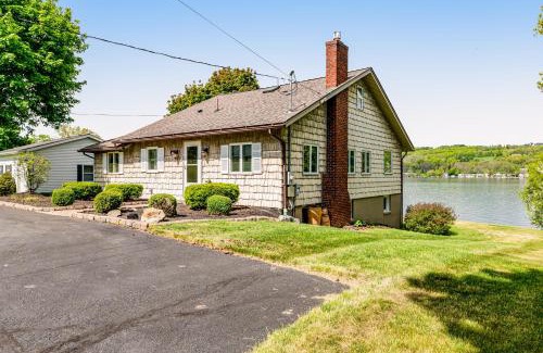 Penn Yan House | Unforgettable Keuka Vista: Private Beach & Ocean Views