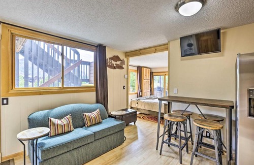 Mountain House Apartment | Scenic Keystone Condo with River Views Near Ski Lifts