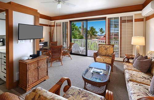 Poipu Condo | Kiahuna Plantation Resort 312 Partial Ocean 1 BD