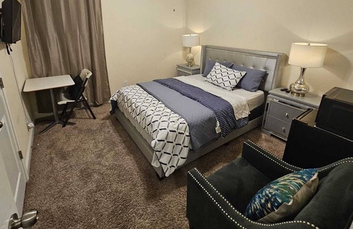 Klein House | Kick back and relax in this comfy, cozy, calm, stylish space!