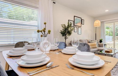Bay Acres House | Relaxing King Bed & Patio Retreat, Steps from the Beach