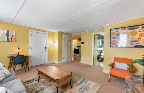 Poughkeepsie Apartment | Comfortable King Bed with Private Parking & High-Speed WiFi