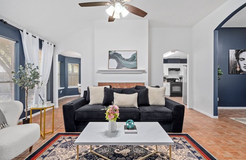 Cypress Apartment | Comfortable Stay with King Bed and Private Backyard