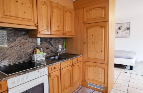 Flims Apartment | King Studio with Kitchen & Convenient Free Parking