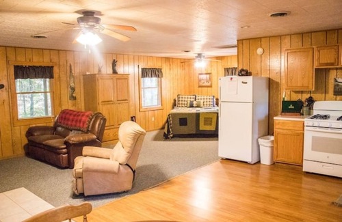 Triumph Cabin | Escape to Kishauwau's Starved Rock Area Cabins with Whirlpool