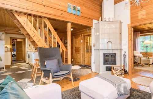 Mantyharju House | Relax at Kissankulma by Interhome with Lake Views & Spa