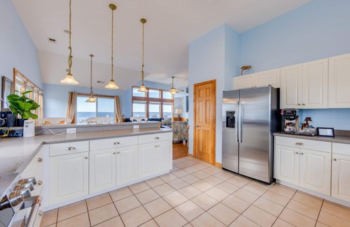 Wind Over Waves House | Relax at KiteHouse: 7BR Sound Front with Pool & Hot Tub