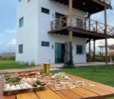Ponta do Anel House | Rooftop Retreat at KiteTour Maramar: Pet Friendly & Pool