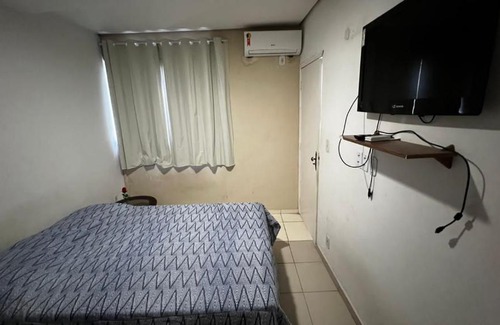 Santa Ines Apartment | Budget-Friendly Kitnet: Family-Oriented and Fully Equipped