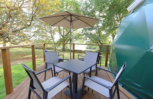 Chiddingstone Hoath Ski Chalet | Discover Relaxation at Knole Luxury Dome with Spa & Hot Tub
