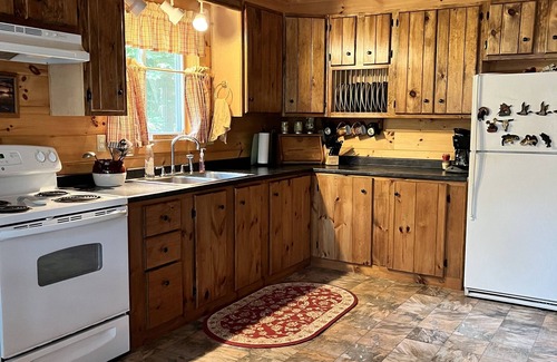 Denmark Cabin | Scenic Knotty Pine Log Cabin: Boating, Fishing & Trails