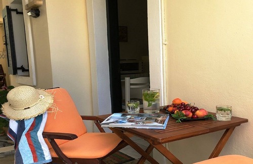 Kokkini Chani Apartment | Cozy Kokkini Hani Studio with Ocean Views, 100m to Beach