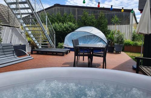 Gleichen Apartment | Relaxing Kornhaus: Pool, Fireplace & Terrace Awaits You