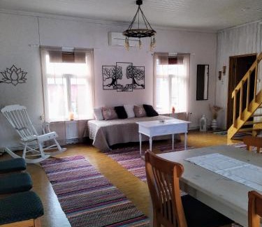 Kaustinen Apartment | Family-Friendly Kosken Helmi with Inviting Hot Tub