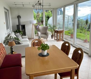 Dornbirn Apartment | Relax in a Green Oasis with Ocean Views and Garden Space